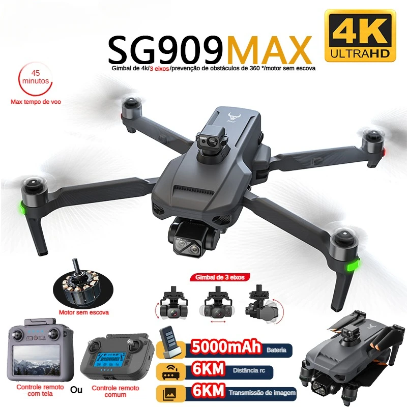 Drone App Rc Fpv - ZLL SG909 SG909MAX Professional Drone With