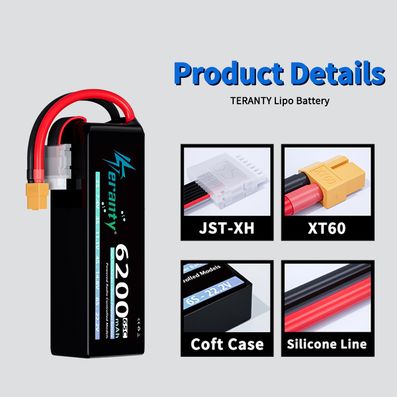 TERANTY 6S 6200mAh Lipo Batter - Drone Rc Truck ulasan dan harga