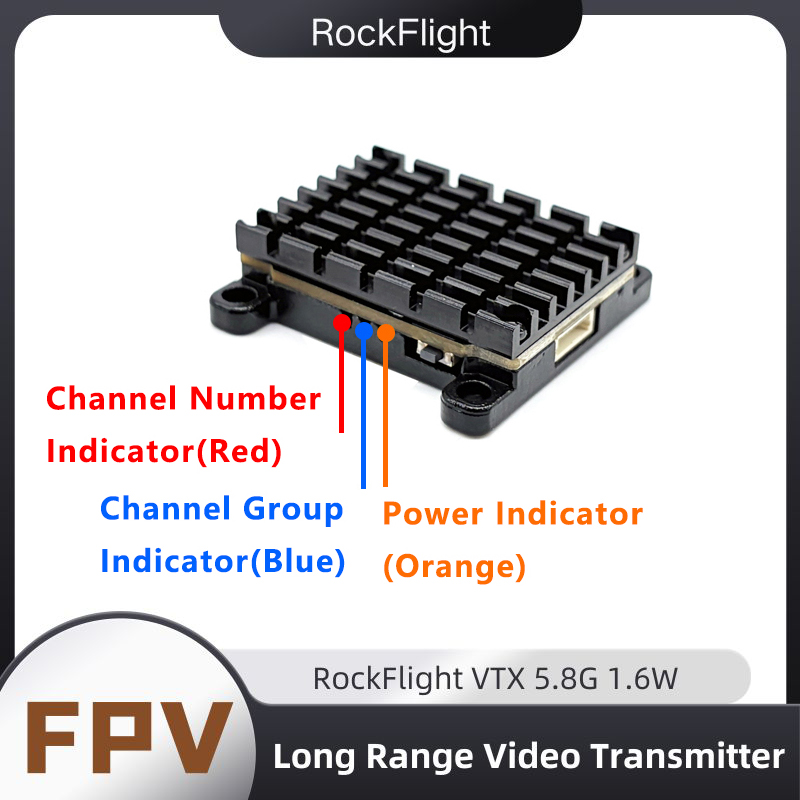 RockFlight TX663 VTX 5.8G 48CH - Drone Rc Control ulasan dan harga