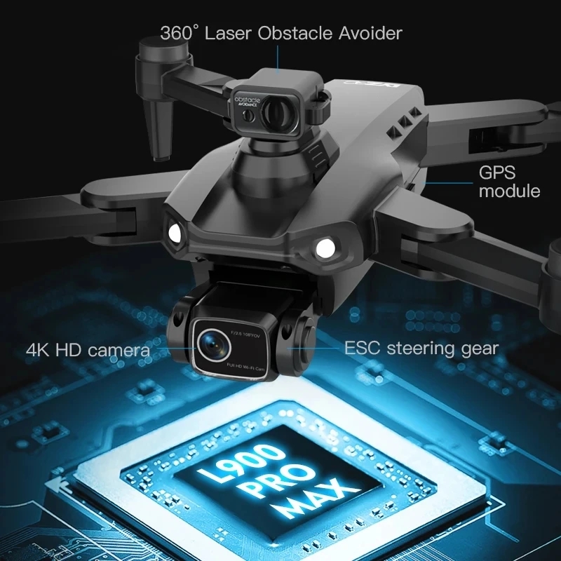 L900 Pro MAX GPS Drone 4K Prof - Drone App Rc Fpv ulasan dan harga