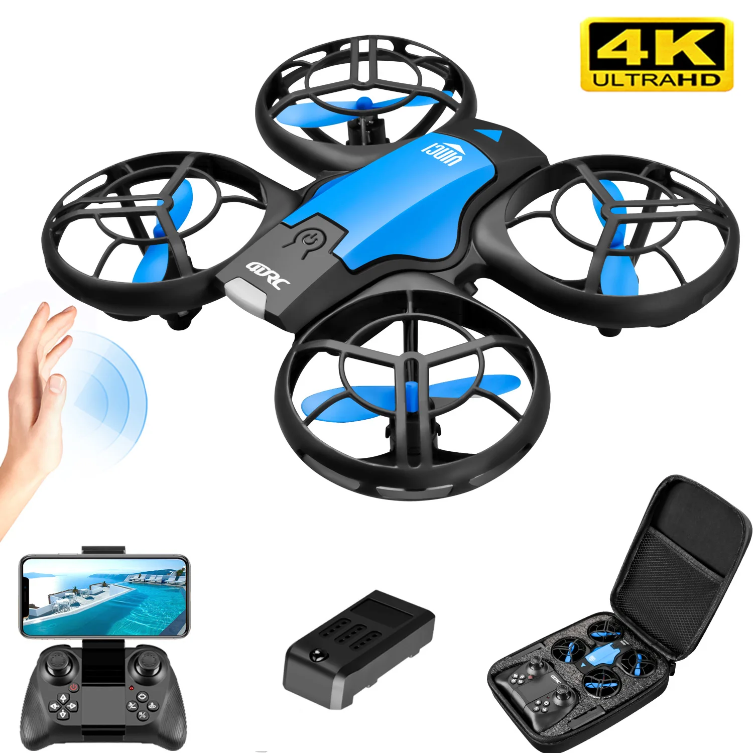 V8 New Mini Drone 4K Professio - Drone App Rc Fpv ulasan dan harga