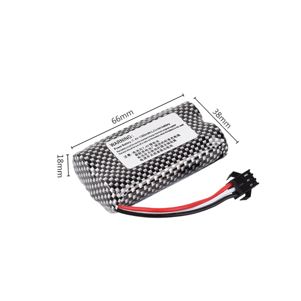 7.4V 1300mAh Li-ion Battery SM - Lipo Battery Charger ulasan dan harga