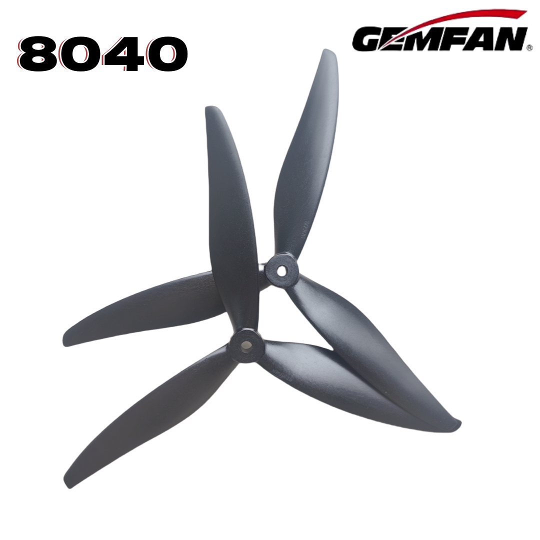 Gemfan 8040 8X4X3 3-blade 8-in - Rc Motor Drone ulasan dan harga