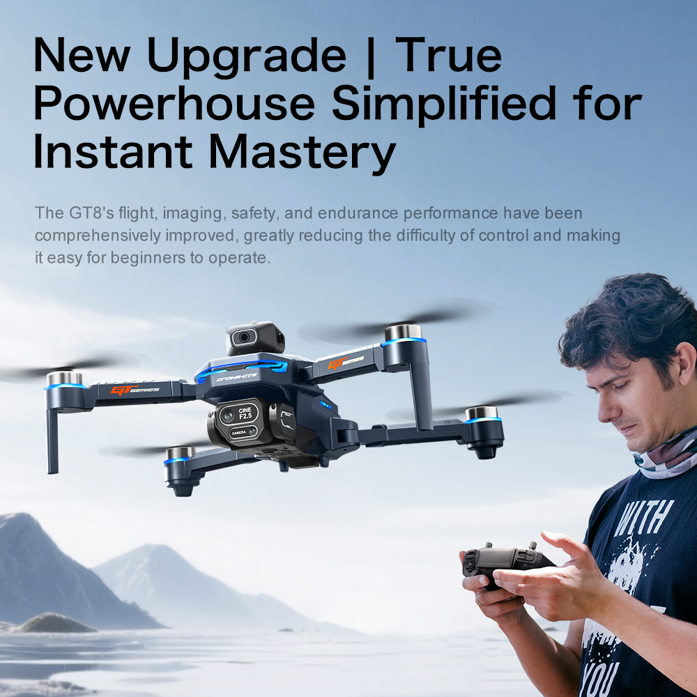 Original GT8 Drone 8K Professi - Drone Rc Folding ulasan dan harga