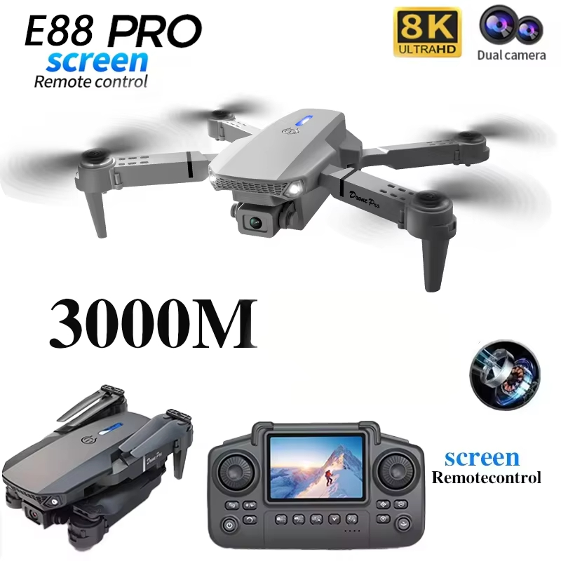 2026 New E88 Drone 8K HD Camer - Drone E88 Rc Quadcopter ulasan dan harga