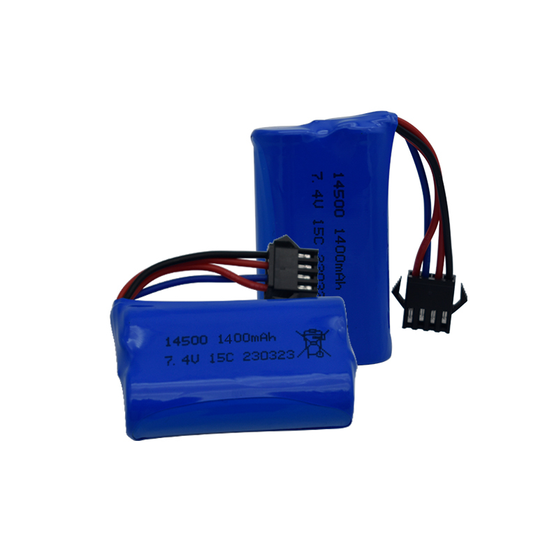 7.4V 1400mAh 14500 Lithium-Ion - Drone Rc Truck ulasan dan harga