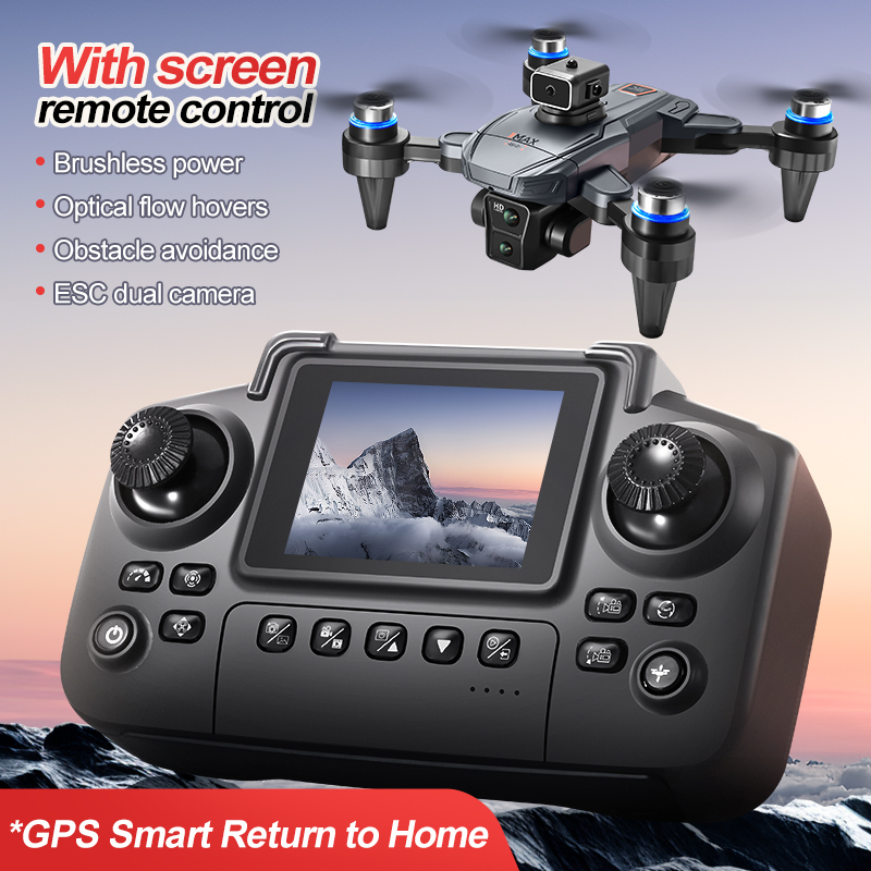 GPS RC Drone With Screen 4K Pr - Drone App Rc Fpv ulasan dan harga
