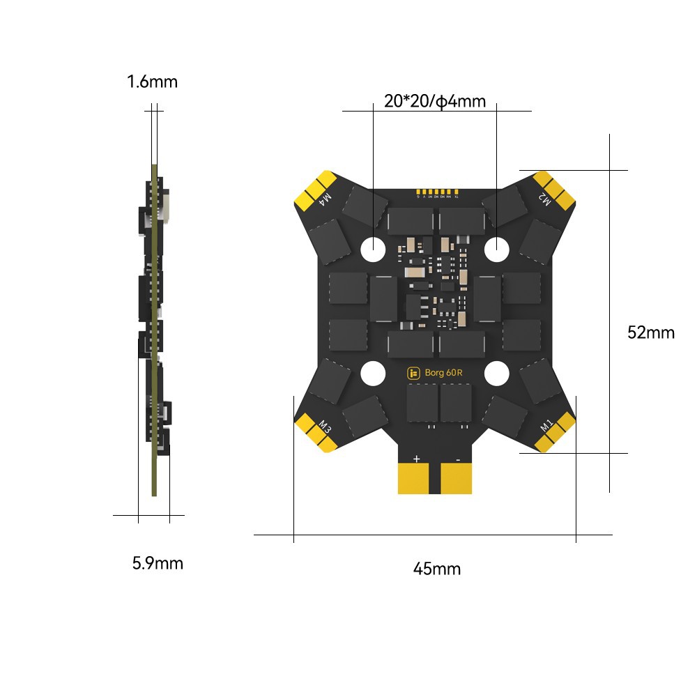 iFlight Borg Mini H7 (ICM42688 - Drone Rc Airplane ulasan dan harga