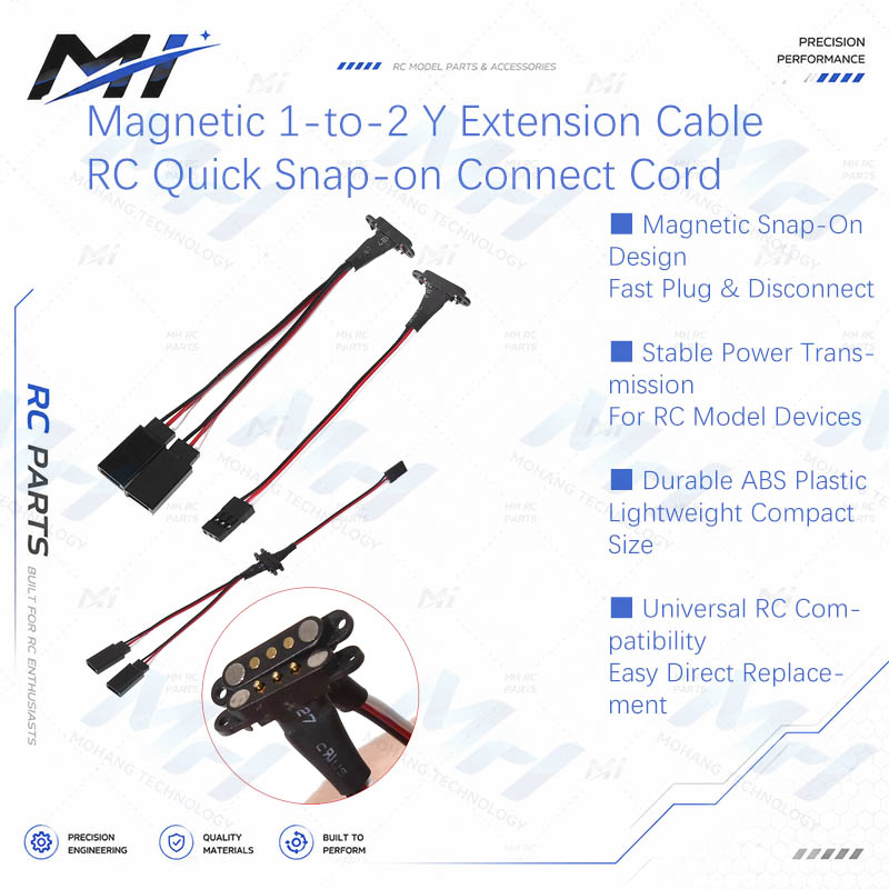 Magnetic 1-to-2 Y Extension Ca - Drone Rc Control ulasan dan harga
