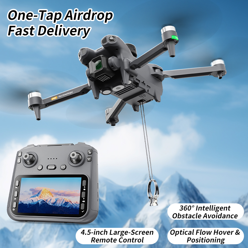 AE51 GPS Drone 8K Professional - Drone Rc Folding ulasan dan harga