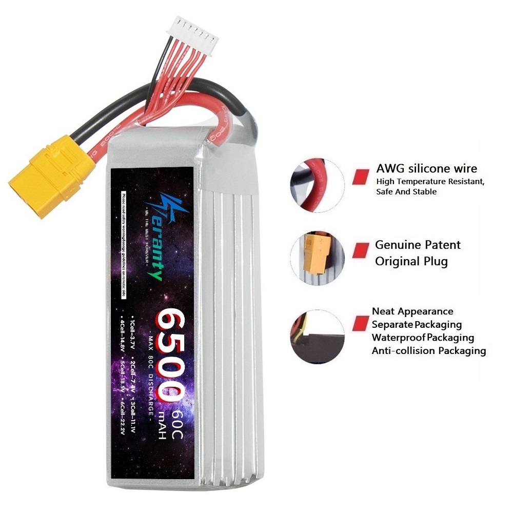 TERANTY 6S 22.2V Lipo Battery  - Drone Rc Truck ulasan dan harga