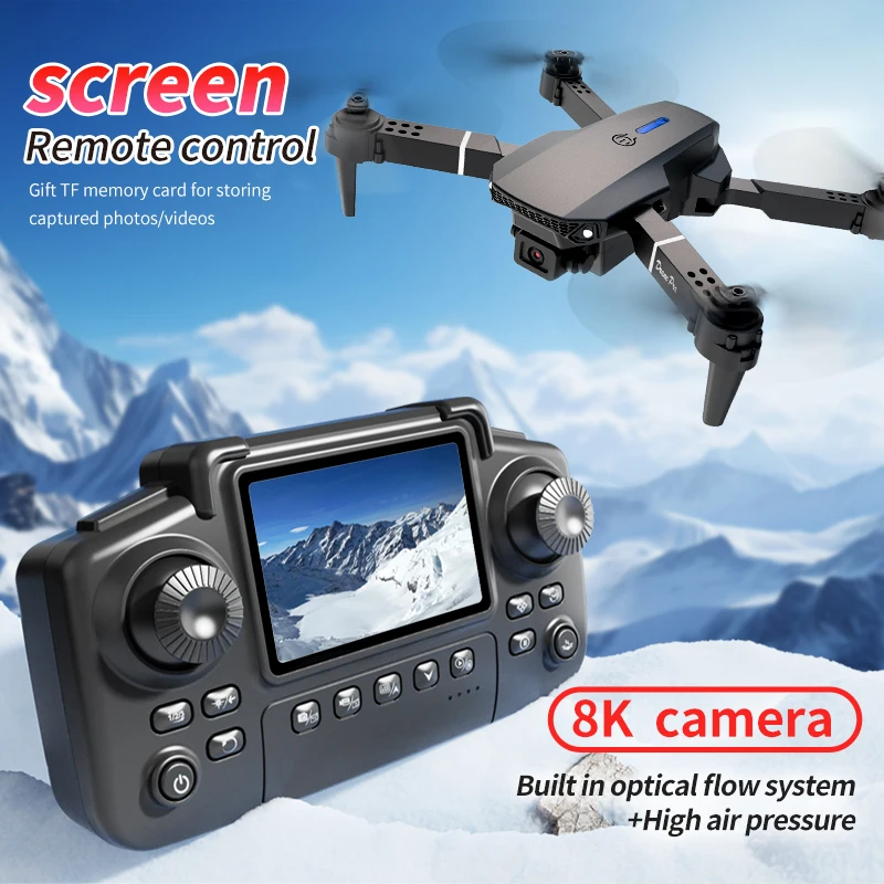 E88 PRO Drone with screen 4K H - Drone E88 Rc Quadcopter ulasan dan harga